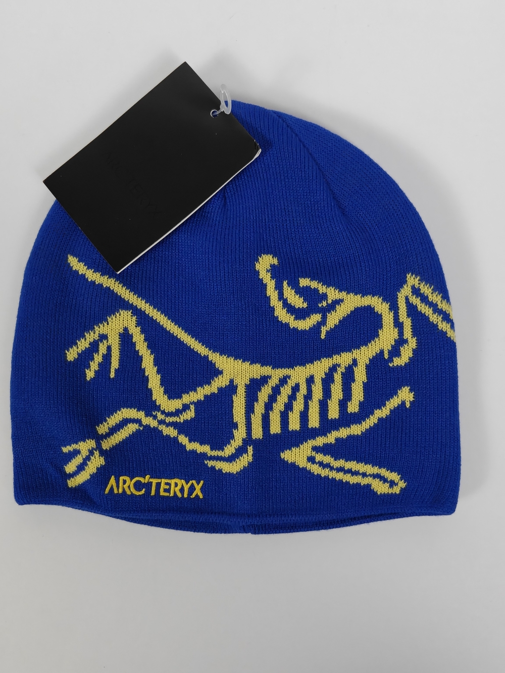 Arc'teryx Blue And Yellow Bird Head Toque Skullcap